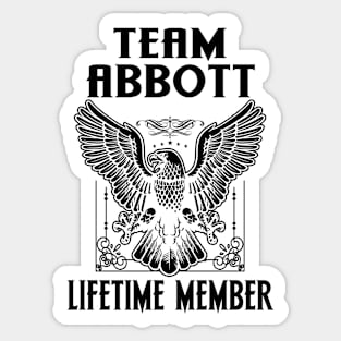 Abbott Family name Sticker